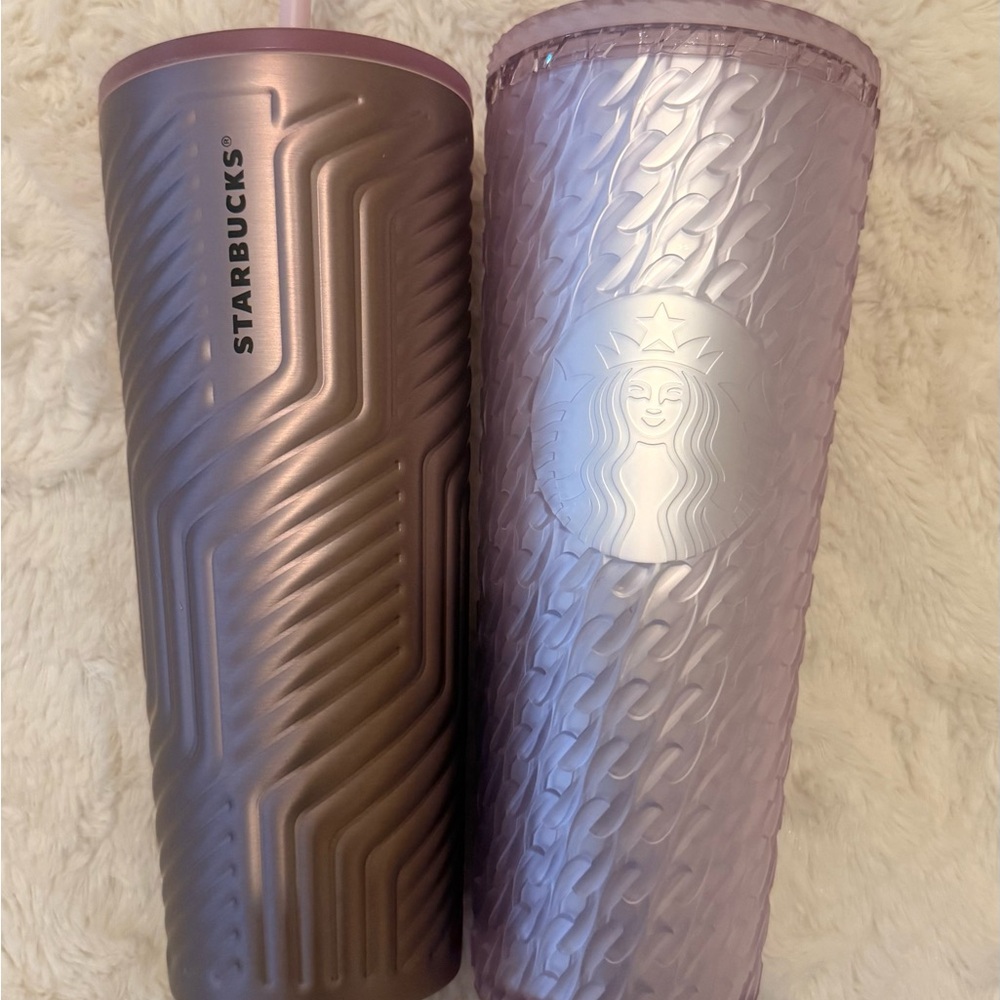 Starbucks Tumbler x2 PINK / PURPLE